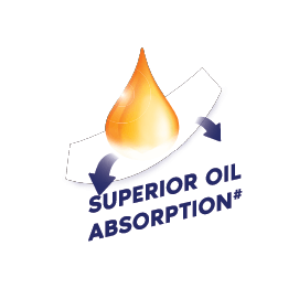 Superior Oil Absorption